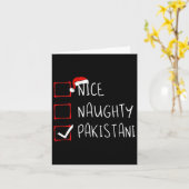 Mooi Ondeugend Pakistaans Kerst Pakistan Erfgoed Kaart (Gele Bloem)