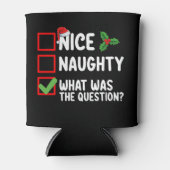 Mooi ondeugend wat was de vraag kerstlijst blikjeskoeler (Voorkant)