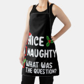 Mooi ondeugend wat was de vraag kerstlijst schort (Insitu)