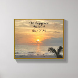 Mooi, ons Verloving Canvas