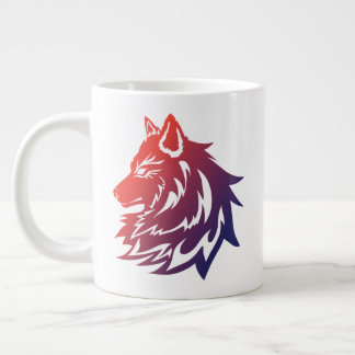 mooi ontwerp deze wolf mok