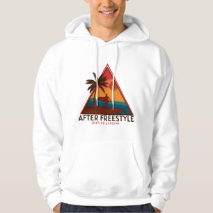 Mooi ontwerp na Freestyle Retro Silhouette Hood Hoodie