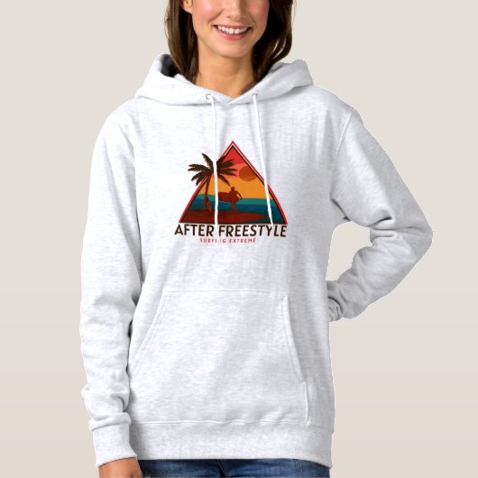 Mooi ontwerp na Freestyle Retro Silhouette Hoodie (Voorkant)