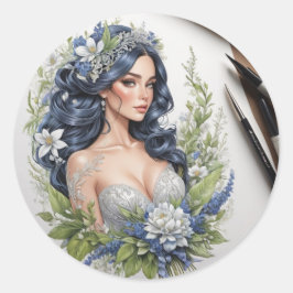 Mooi ontwerp ronde sticker