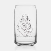 Mooi ontwerp voor mama blikvorm glas (Voorkant)