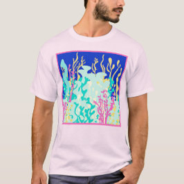 Mooi ontwerp voor oceaanpatronen. Bestel nu T-shirt