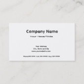 Mooi oog in het Abstract Visitekaartje (Achterkant)