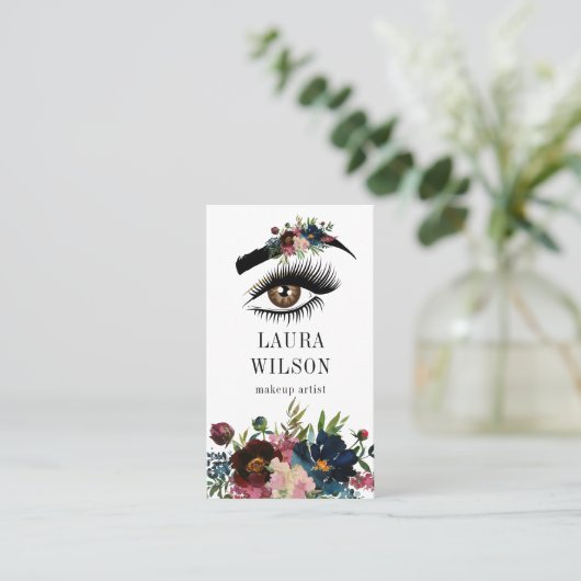 Mooi Oog met Witte Waterverf Visitekaartje (Staand voorkant)