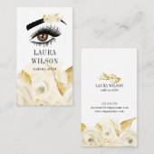 Mooi Oog met Witte Waterverf Visitekaartje (Voorkant / Achterkant)