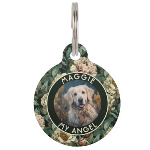Mooi Op Maat Gemaakt Katteneigenaar Geschenk Pioen Huisdierpenning