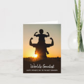 Mooi Opa Vaderdag Fotokaart Kaart (Voorkant)