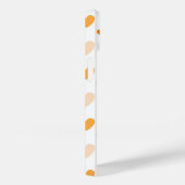 Mooi oranje hartenpatroon Case-Mate iPhone case (Achterkant / Rechts)