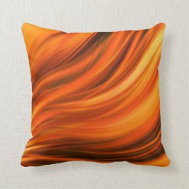 Mooi oranje kussen