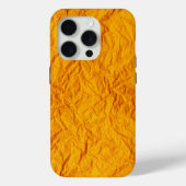 Mooi oranje ontwerp Iphone 15 Pro Hoesje (Achterkant)