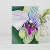 Mooi Orchid Feestdagenkaart (Staand voorkant)
