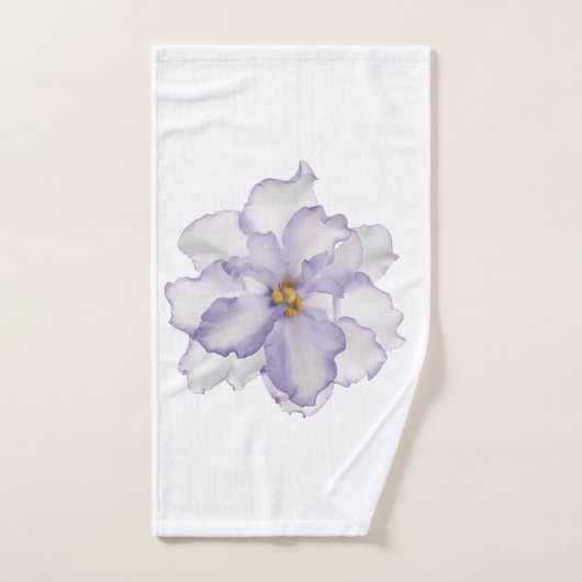 Mooi orchidee op wit bad handdoek (Handdoek)