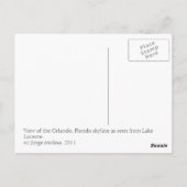 Mooi Orlando, Florida Briefkaart (Achterkant)