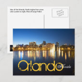 Mooi Orlando, Florida Briefkaart (Voorkant / Achterkant)