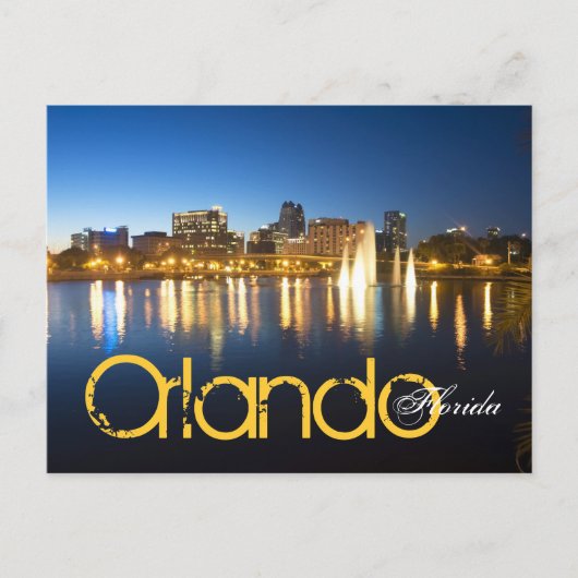 Mooi Orlando, Florida Briefkaart (Voorkant)