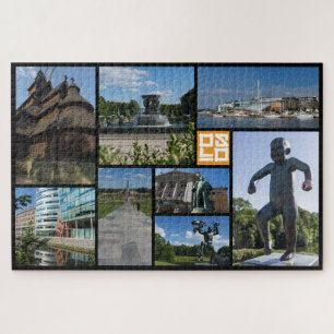 Mooi Oslo, horizontaal, Noorwegen, puzzle Legpuzzel