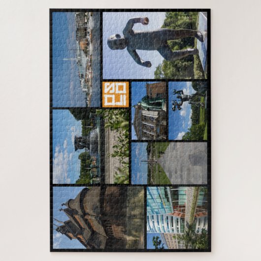 Mooi Oslo, horizontaal, Noorwegen, puzzle Legpuzzel (Verticaal)