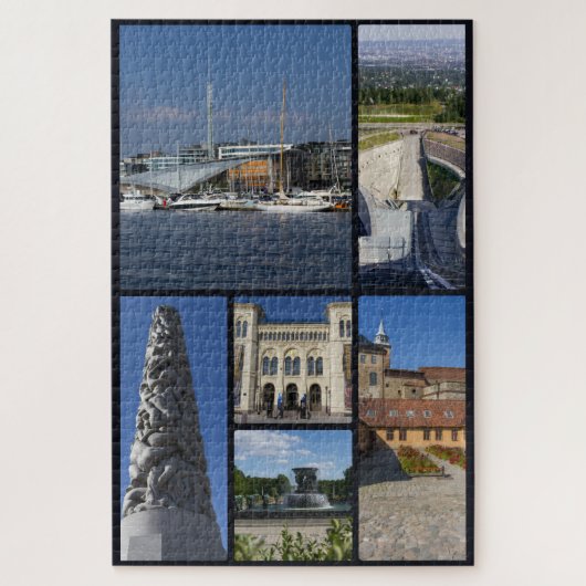 Mooi Oslo, Noorwegen, Legpuzzel (Verticaal)