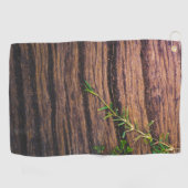 mooi oud hout golfhanddoek (Horizontaal)