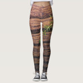 Mooi oud hout leggings (Voorkant)
