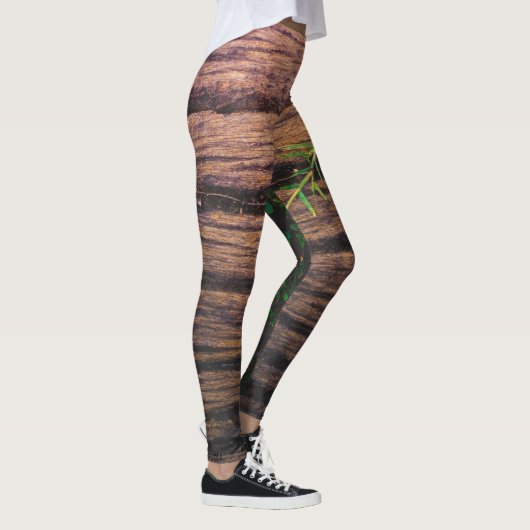 Mooi oud hout leggings (Rechts)