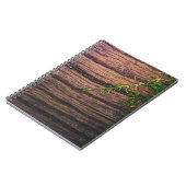 Mooi oud hout notitieboek (Linkerzijde)
