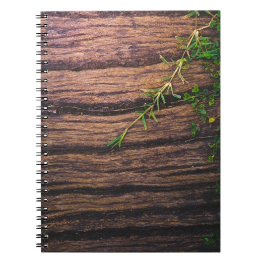 Mooi oud hout notitieboek (Voorkant)