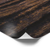 Mooi oud hout perfect poster (Hoek)