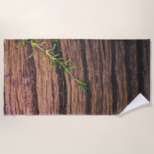 Mooi oud hout strandlaken (Voorkant)