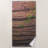 Mooi oud hout strandlaken (Voorkant)