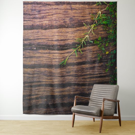 Mooi oud hout wandkleed (In situ)