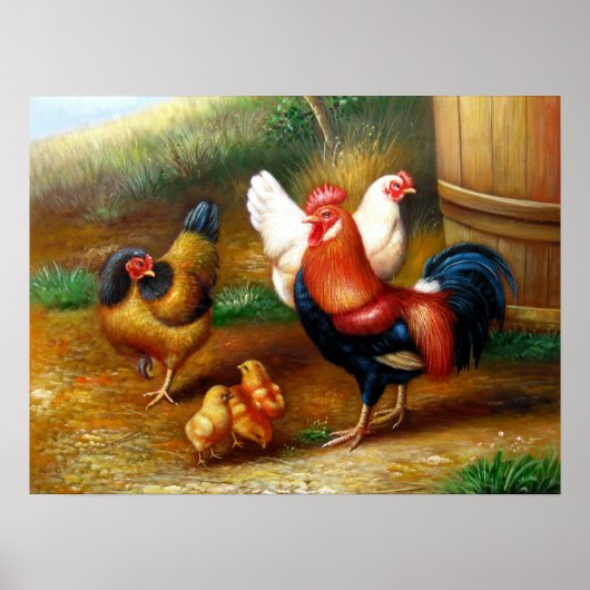 mooi oud posterschilderij 20 poster (Voorkant)