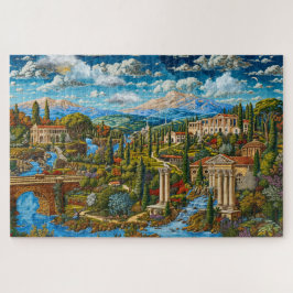 Mooi oud Romeins dorp Legpuzzel