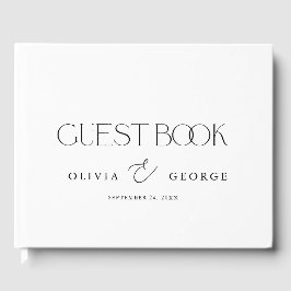 Mooi paar lettertype duo gastenboek