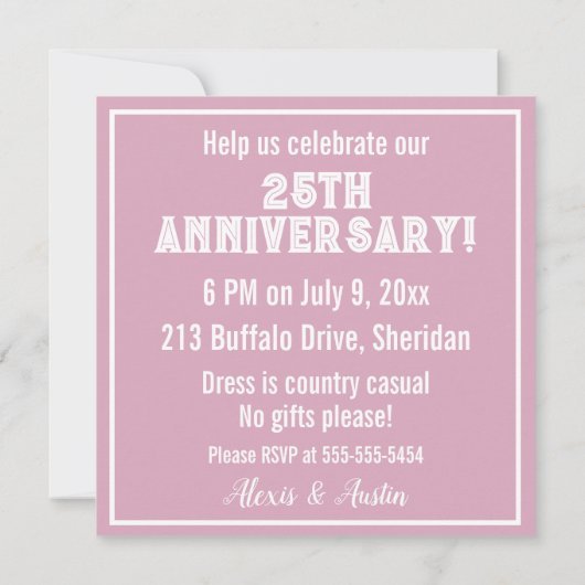 Mooi Paar Paarden Forever Jubileum Kaart (Achterkant)