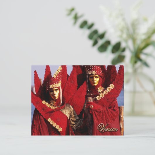 Mooi paar van overs briefkaart (Staand voorkant)