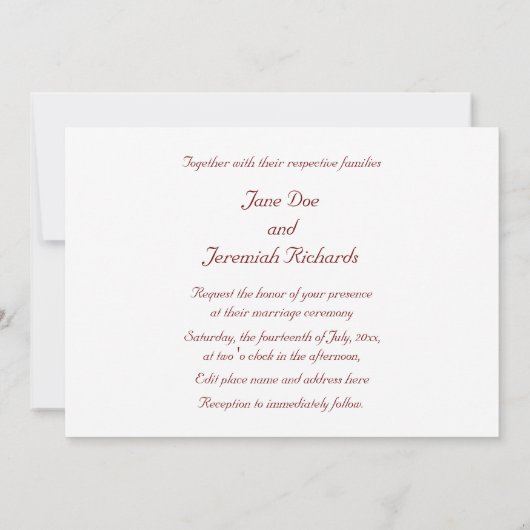 Mooi paar van overs kaart (Achterkant)