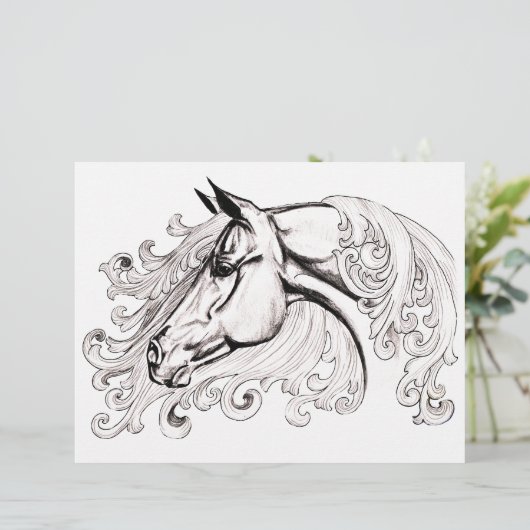 mooi paard (Staand voorkant)