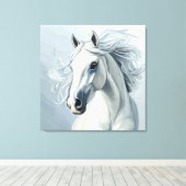 MOOI PAARD #1 CANVAS AFDRUK (Insitu (Houten vloer))