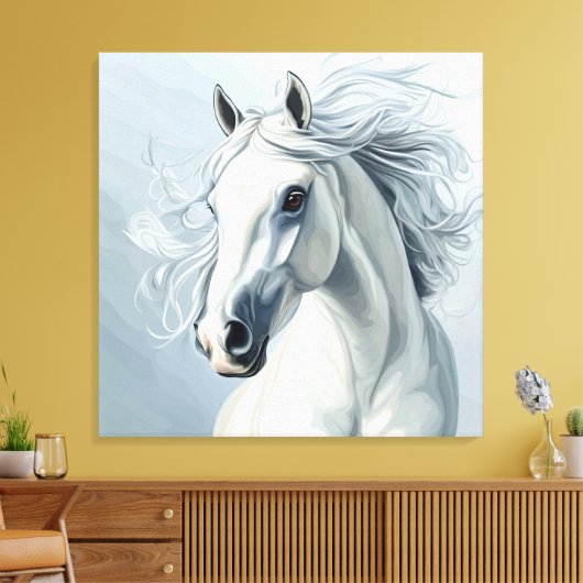 MOOI PAARD #1 CANVAS AFDRUK (Insitu (Woonkamer))