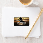 Mooi paard adreslabel etiket (Insitu)