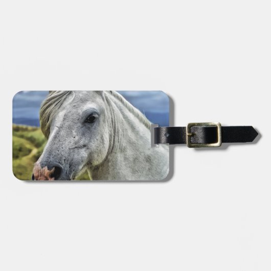 Mooi paard bagagelabel (Voorkant horizontaal)
