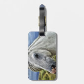Mooi paard bagagelabel (Achterkant verticaal)
