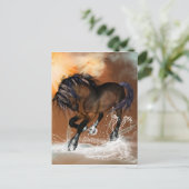 Mooi paard briefkaart (Staand voorkant)