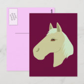 Mooi paard briefkaart (Voorkant / Achterkant)