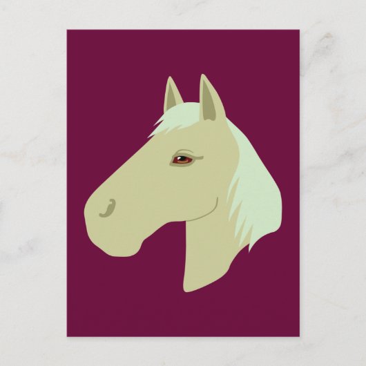 Mooi paard briefkaart (Voorkant)